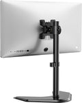 Single Monitor Stand, Adjustable Monitor Stand for One Screen up to 32Inch, Universal Freestanding Monitor Stand for Hp Acer Lg Monitor with Monting Holes 75 to 100Mm (Mf001),Black