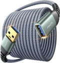 USB Extension Cable 10FT,USB Extender,Usb 3.0 Extension Cable, Male to Female Cord High Data Transfer Compatible with Webcam,Usb Keyboard,Flash Drive,Hard Drive,Printer
